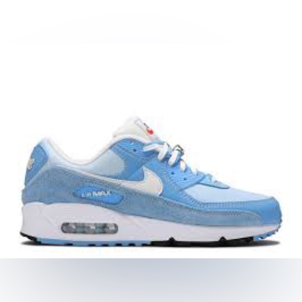 Nike Air Max 90 SE First Use University Blue White WOMENS Size 6.5
